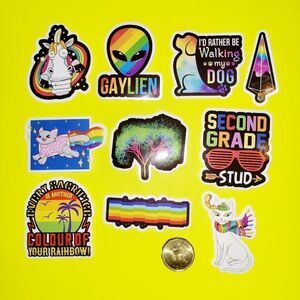 3/$20 Brand New 10x Waterproof Funny stickers #2